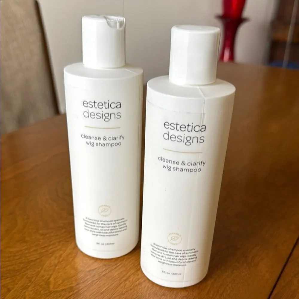 NEW (x2) estetica designs cleanse & clarity wig shampoo